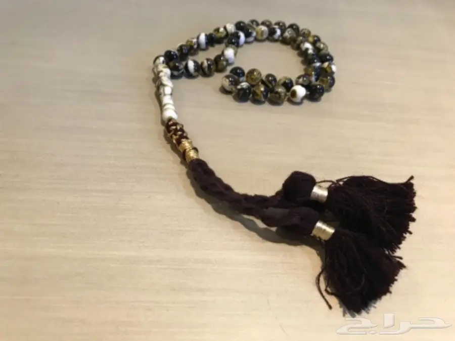 مزاد رقم 306 سبحة تراب كهرمان مميزه (image 1)