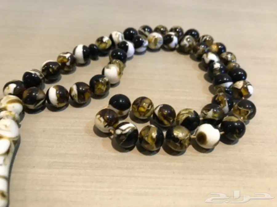 مزاد رقم 306 سبحة تراب كهرمان مميزه (image 2)