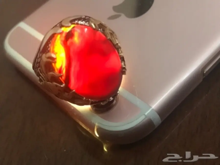 خاتم عقيق يمني جميل جدا (image 1)