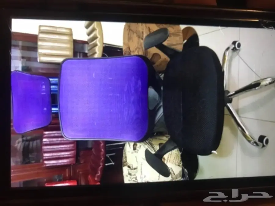 مكتب وكرسي دوار للبيع جديد  (image 2)
