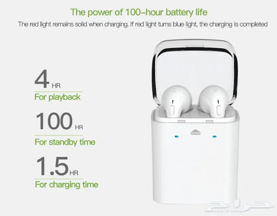 سماعة ايفون 7 ماركة كندية مع ضمان سنتين (image 3)