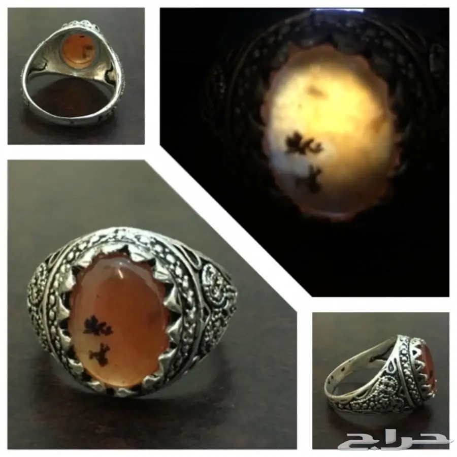 خواتم عقيق يماني طبيعي  (image 3)