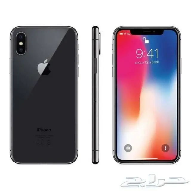 ايفون X اسود 256 جيجا جديد