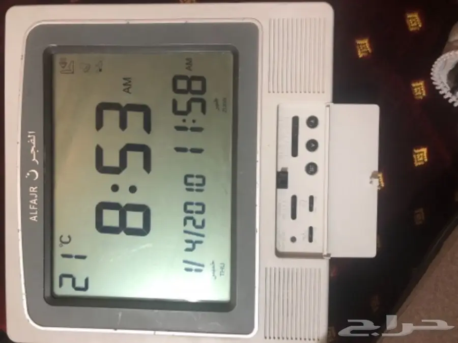 مزاد على ساعة اكترونية  الفجر  (image 2)