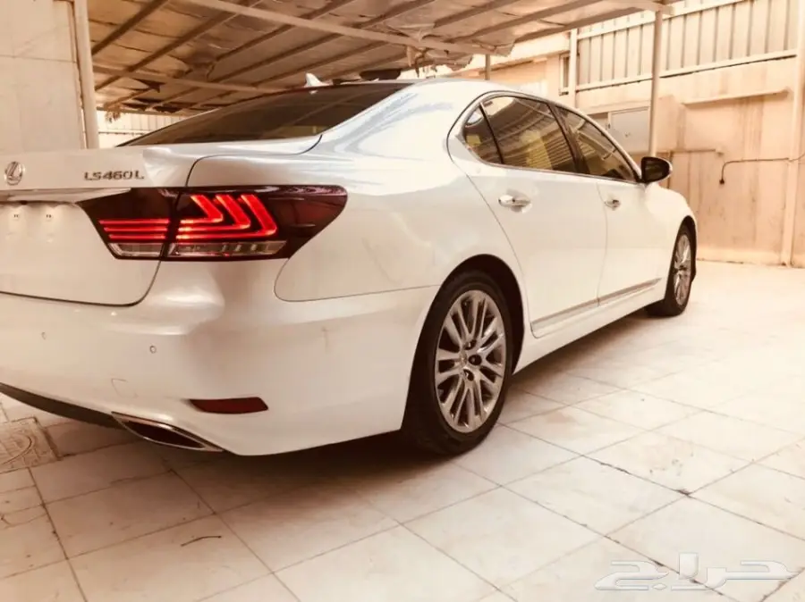 لكزس ال اس 460 لارج فل كامل 2013 م ابيض لؤلؤي (image 2)