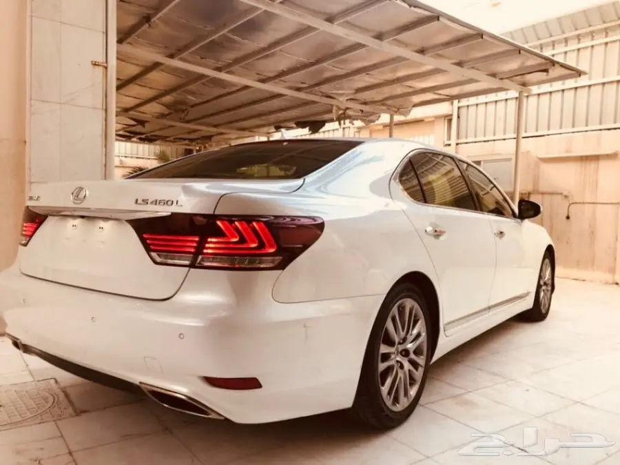 لكزس ال اس 460 لارج فل كامل 2013 م ابيض لؤلؤي (image 4)