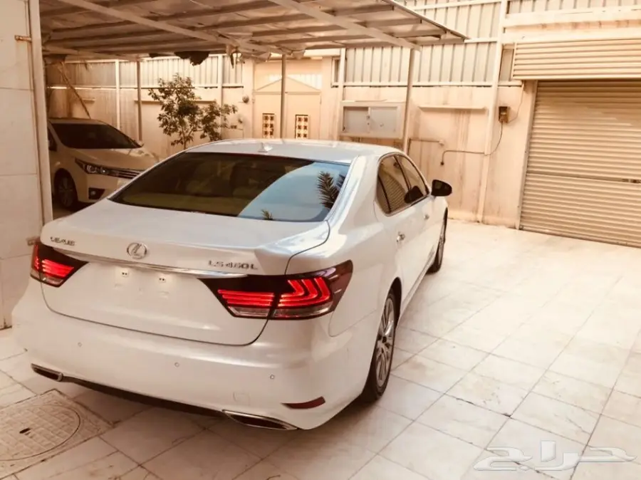 لكزس ال اس 460 لارج فل كامل 2013 م ابيض لؤلؤي (image 5)