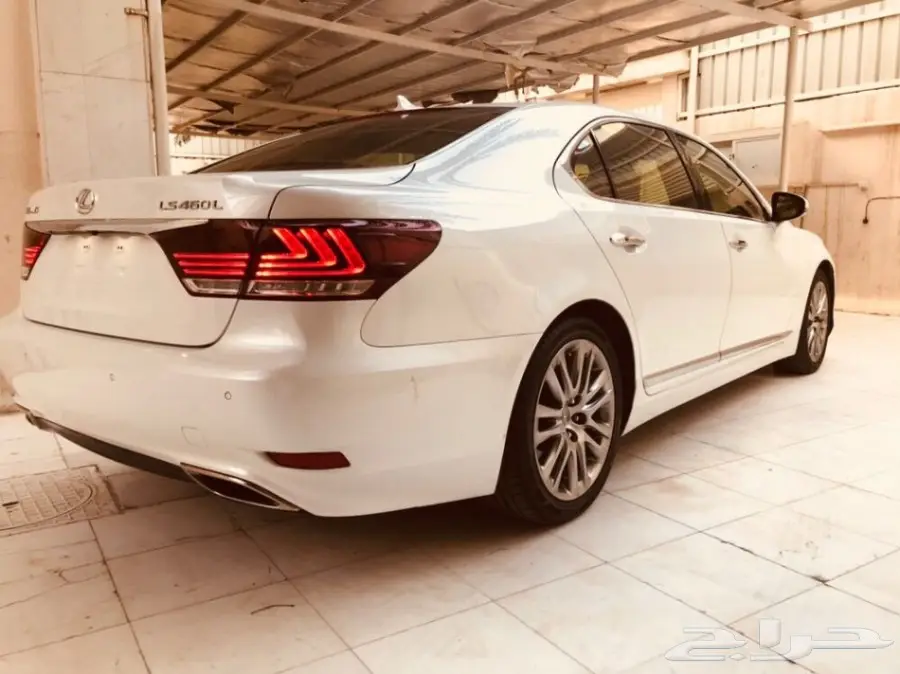 لكزس ال اس 460 لارج فل كامل 2013 م ابيض لؤلؤي (image 6)