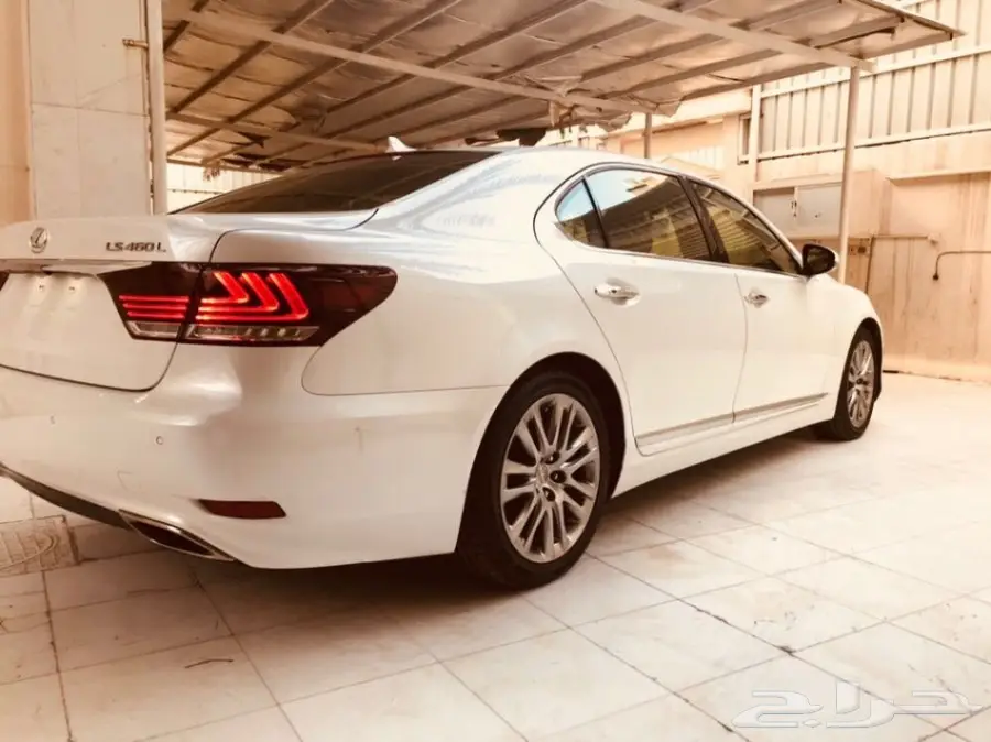 لكزس ال اس 460 لارج فل كامل 2013 م ابيض لؤلؤي (image 7)