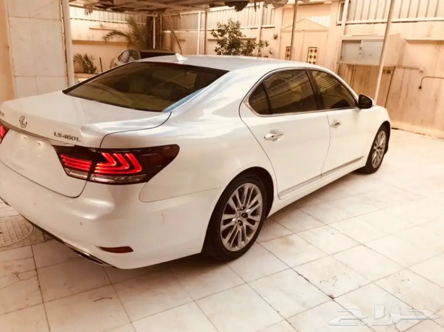 لكزس ال اس 460 لارج فل كامل 2013 م ابيض لؤلؤي (image 8)