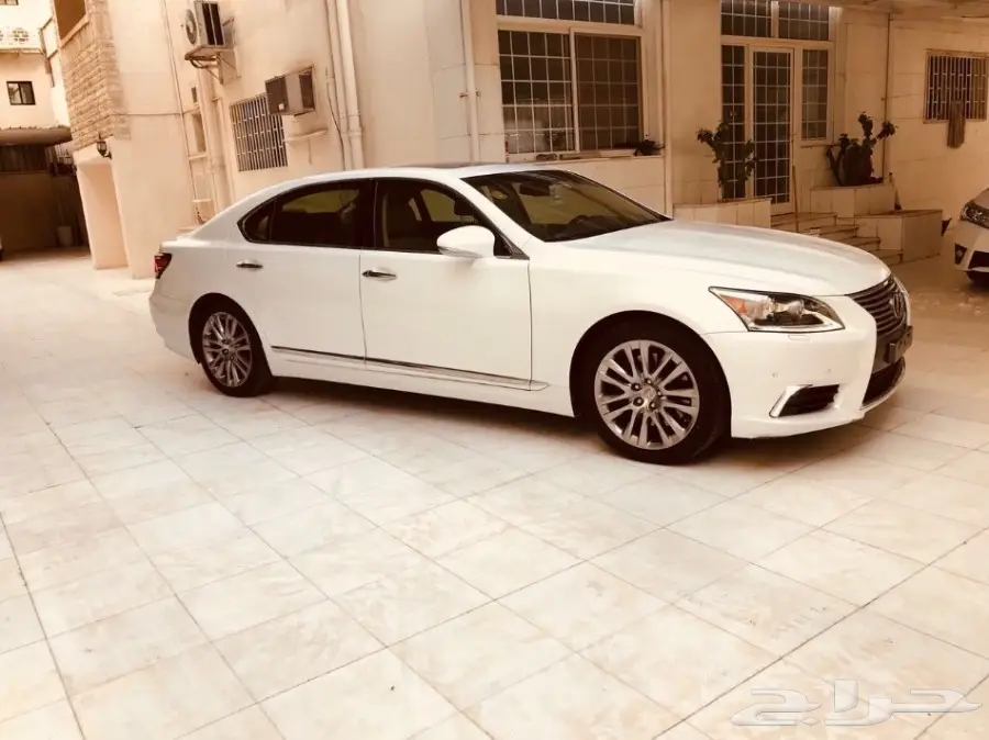 لكزس ال اس 460 لارج فل كامل 2013 م ابيض لؤلؤي (image 9)