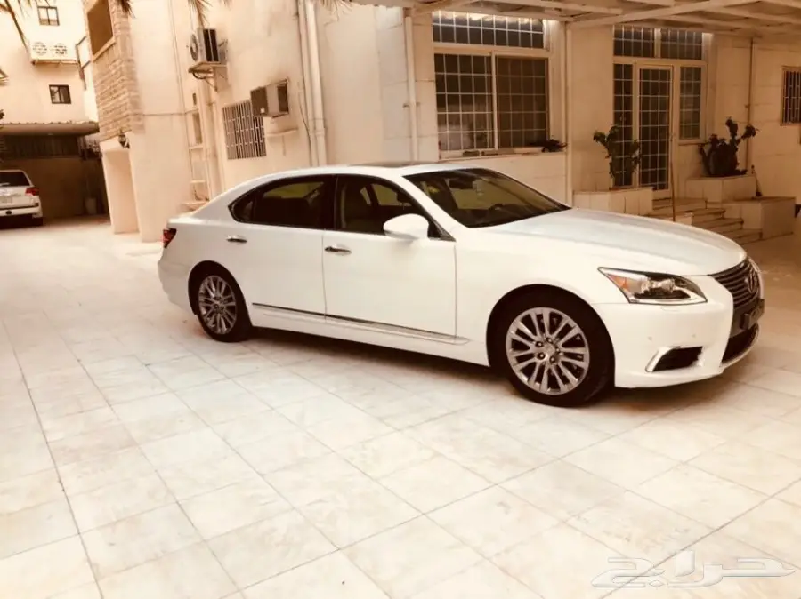 لكزس ال اس 460 لارج فل كامل 2013 م ابيض لؤلؤي (image 12)