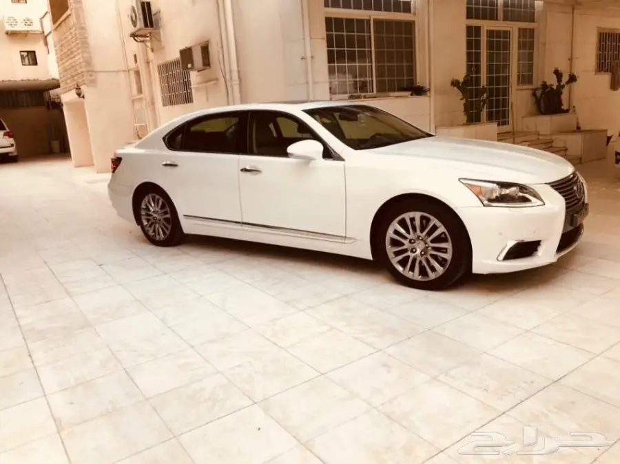 لكزس ال اس 460 لارج فل كامل 2013 م ابيض لؤلؤي (image 13)