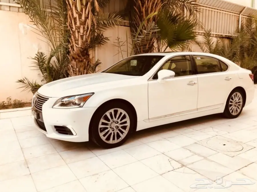 لكزس ال اس 460 لارج فل كامل 2013 م ابيض لؤلؤي (image 19)