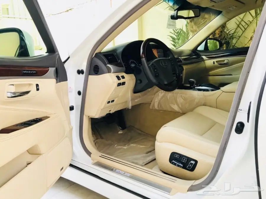 لكزس ال اس 460 لارج فل كامل 2013 م ابيض لؤلؤي (image 27)