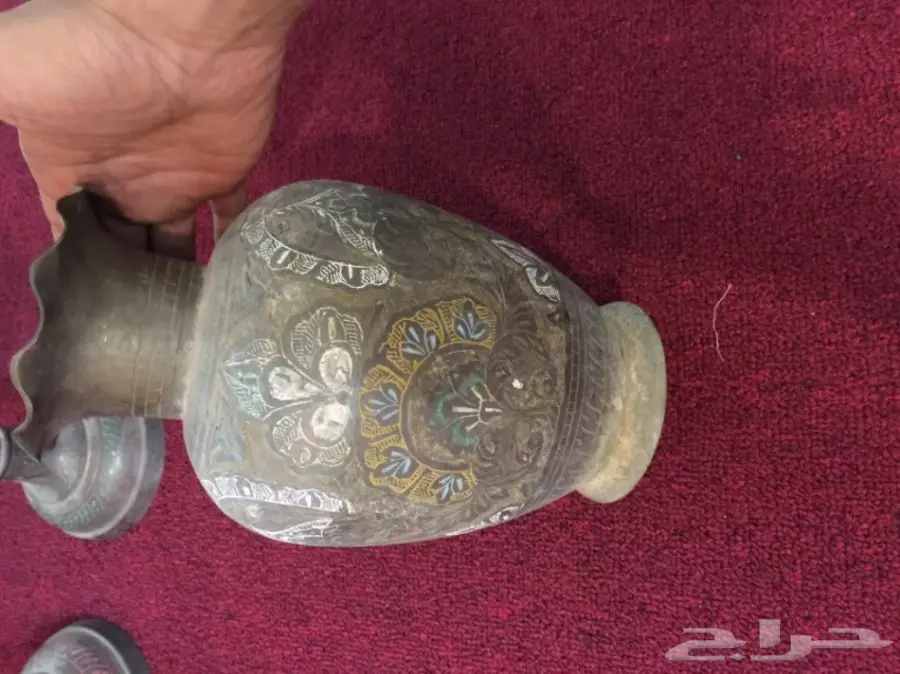 فازة نحاس قديمة (image 1)