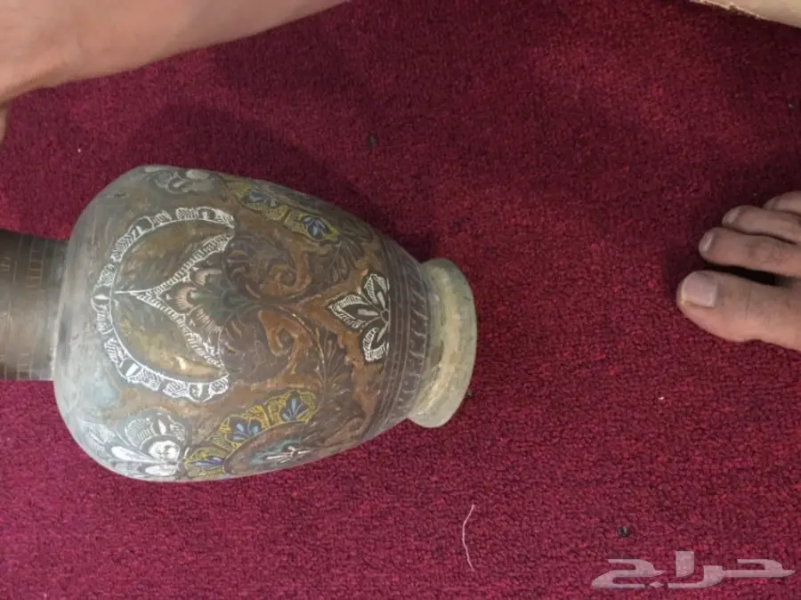 فازة نحاس قديمة (image 2)