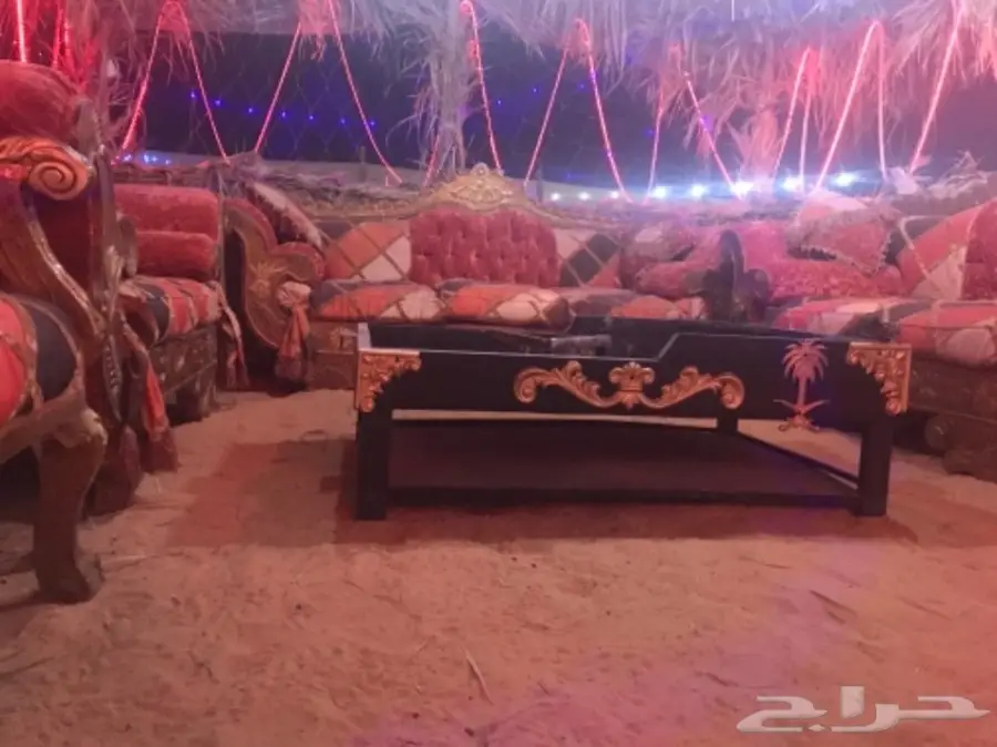 مخيم في الثمامه قبل التفتيش 