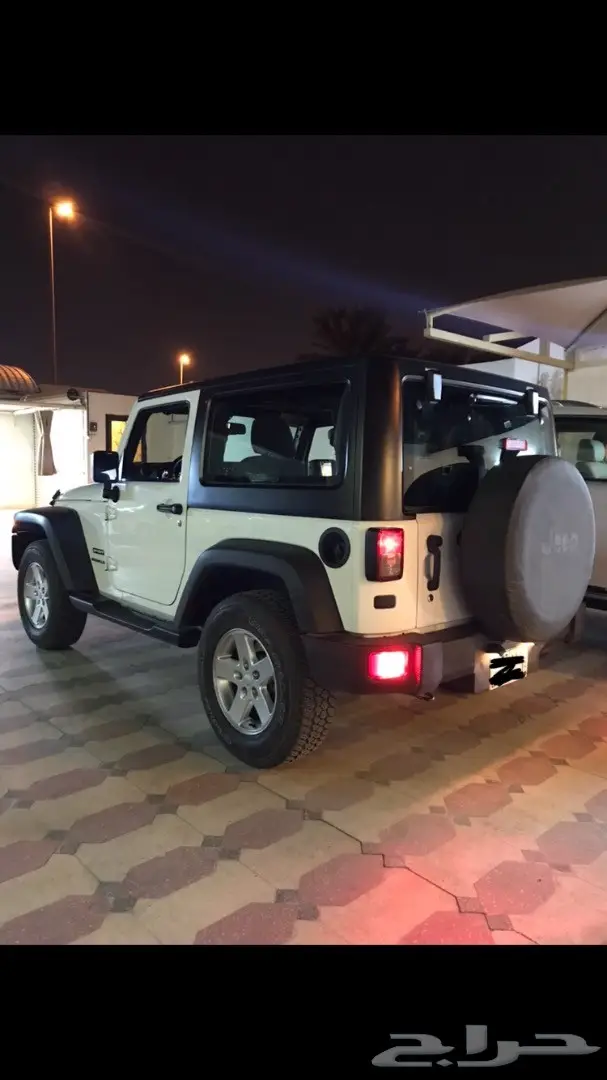 جيب رانقلر 2015 ابيض