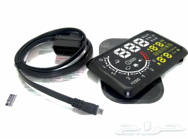 HEADUP DISPLAY بروجكتر لعرض معلومات السياره (image 1)