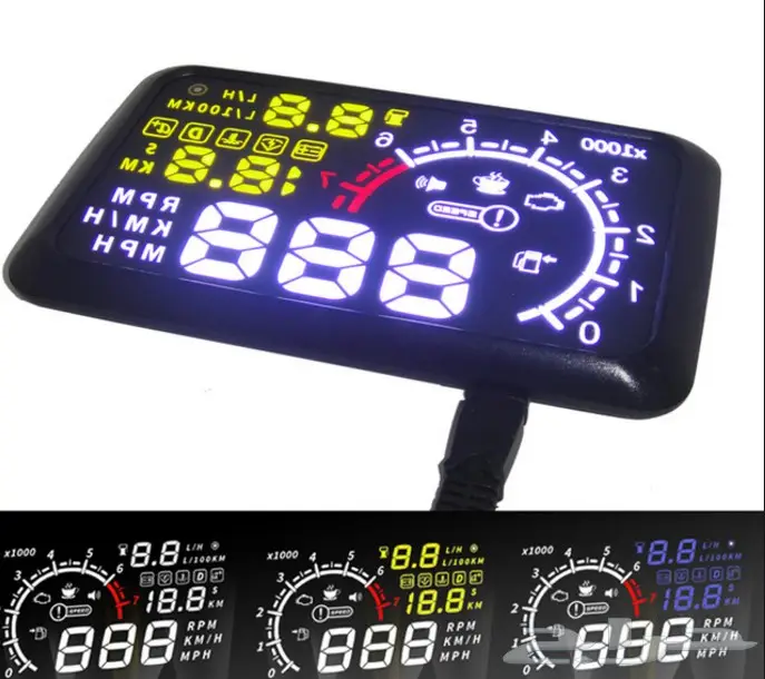 HEADUP DISPLAY بروجكتر لعرض معلومات السياره (image 2)
