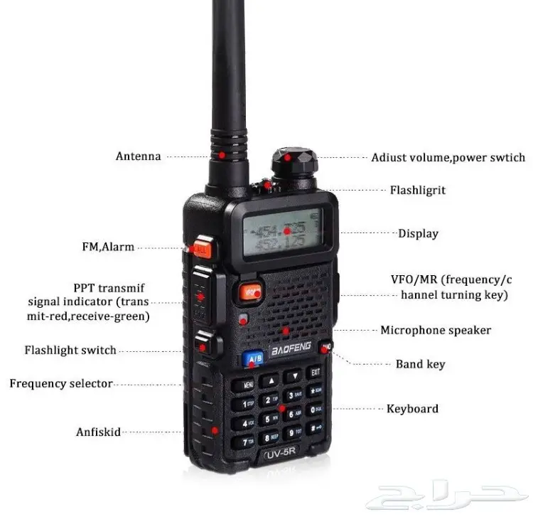  اجهزة باوفنج UV-5R يدوي BAOFENG