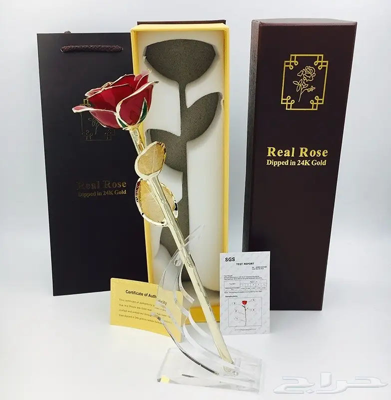 عروض 2018الوردة الذهبيه طلاء ماء ذهب 24k (image 70)