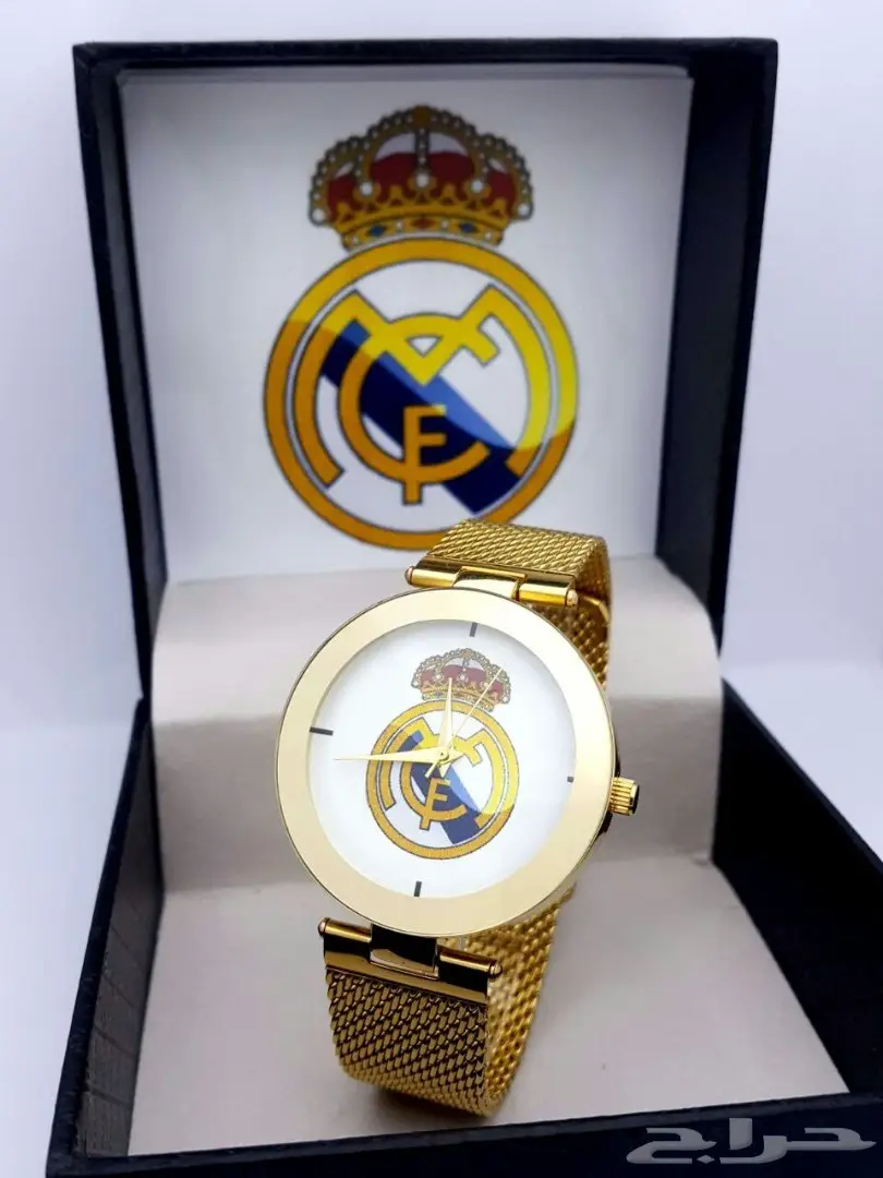 ساعة رجالية مميزة بشعار فريقك المفضل!