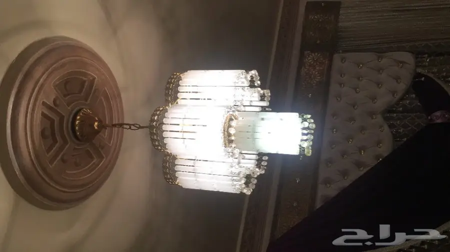 كنب مع نجف نظيفه للبيع المستعجل  (image 4)