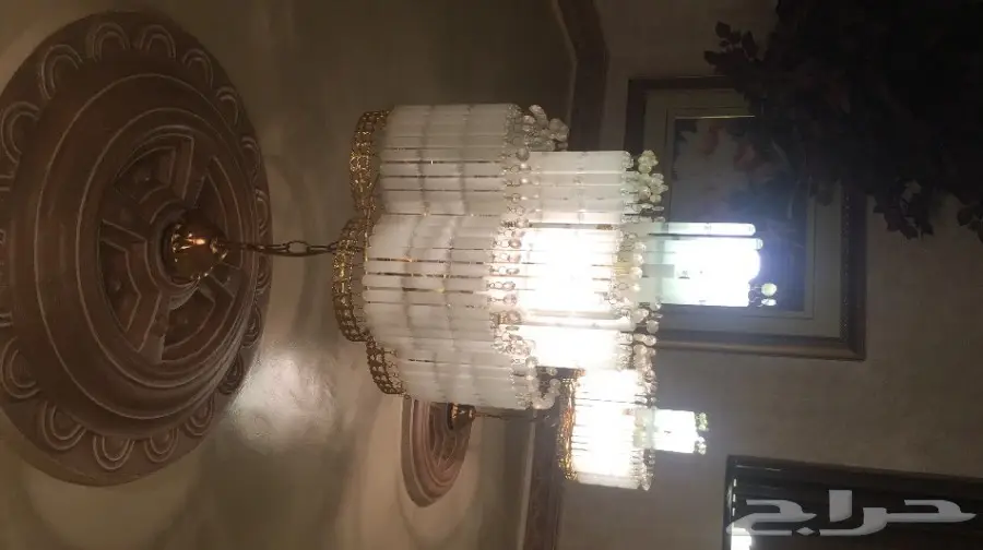 كنب مع نجف نظيفه للبيع المستعجل  (image 6)