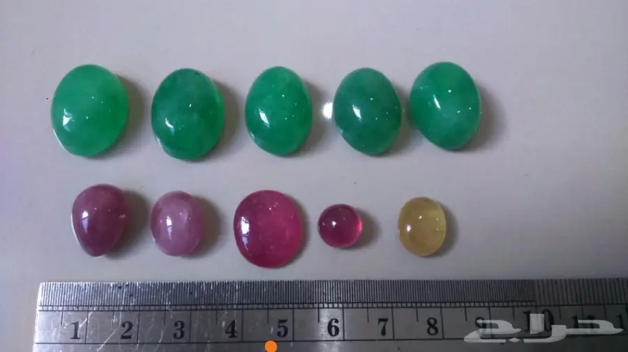 احجار كريمة عدد 10 فصوص