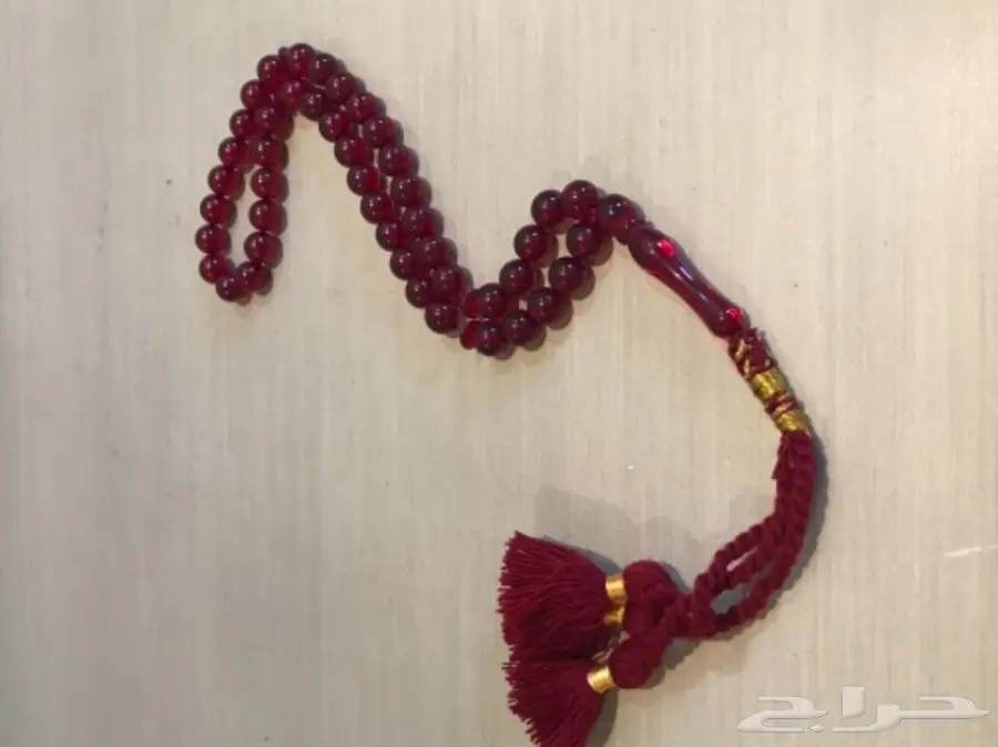 مزاد رقم 309 سبحة تراب كهرمان 