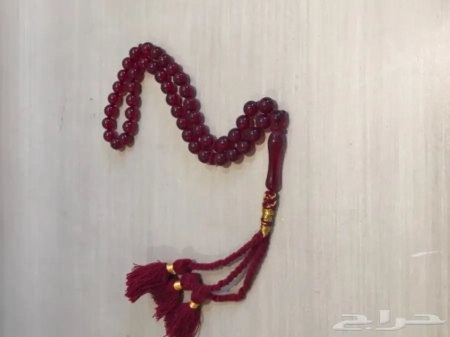 مزاد رقم 309 سبحة تراب كهرمان  (image 1)