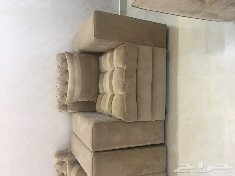 كنب مودرن 5 قطع نظيف جدا يكفي 9 اشخاص  (image 1)