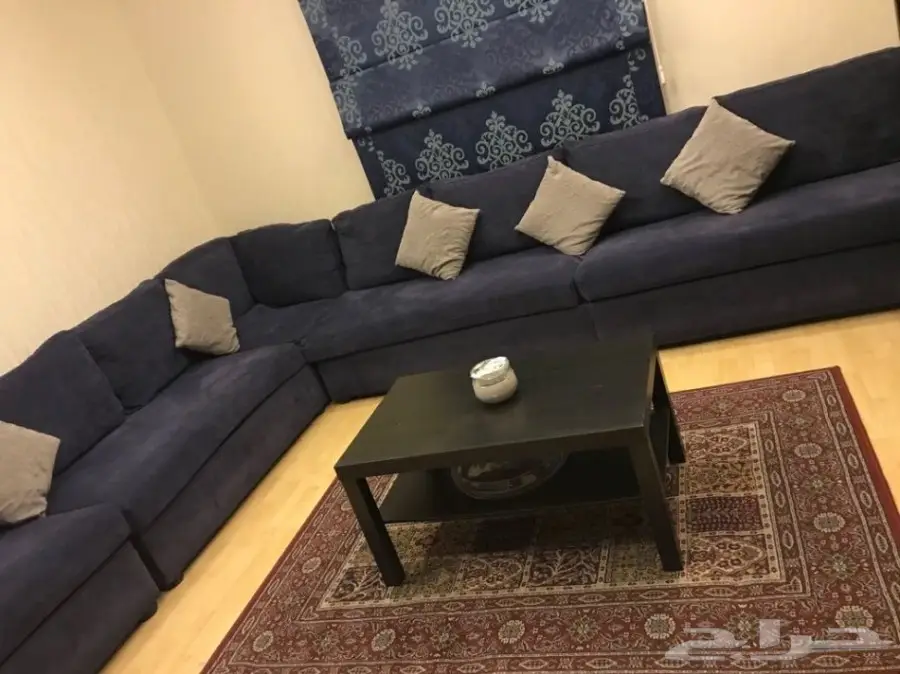 كنب امريكي كحلي مع الستاره 