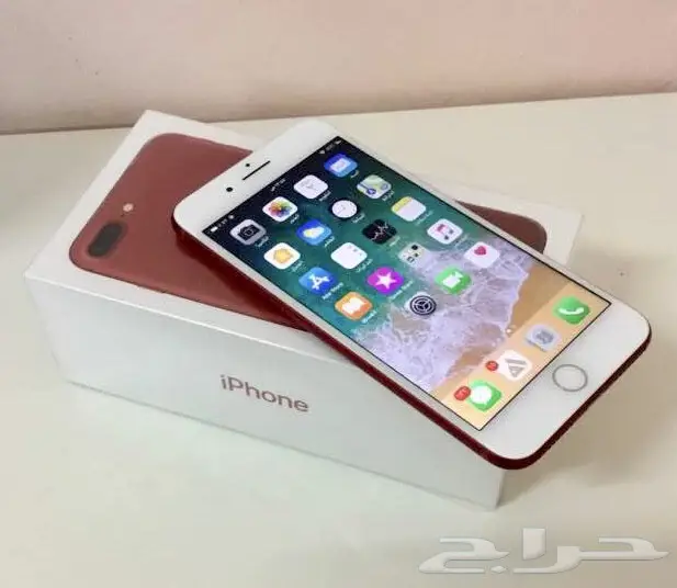 للبيع ايفون 7 بلس احمر 128 قيقا  (image 2)