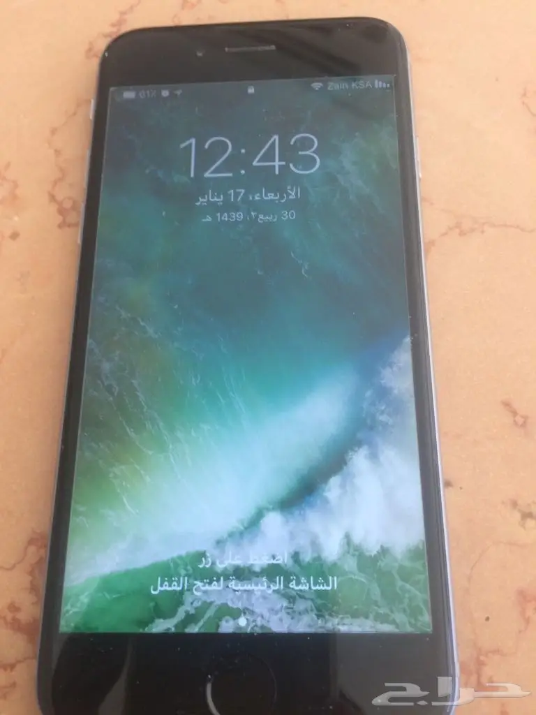 ايفون 6 عادي لون رمادي حجم 64 
