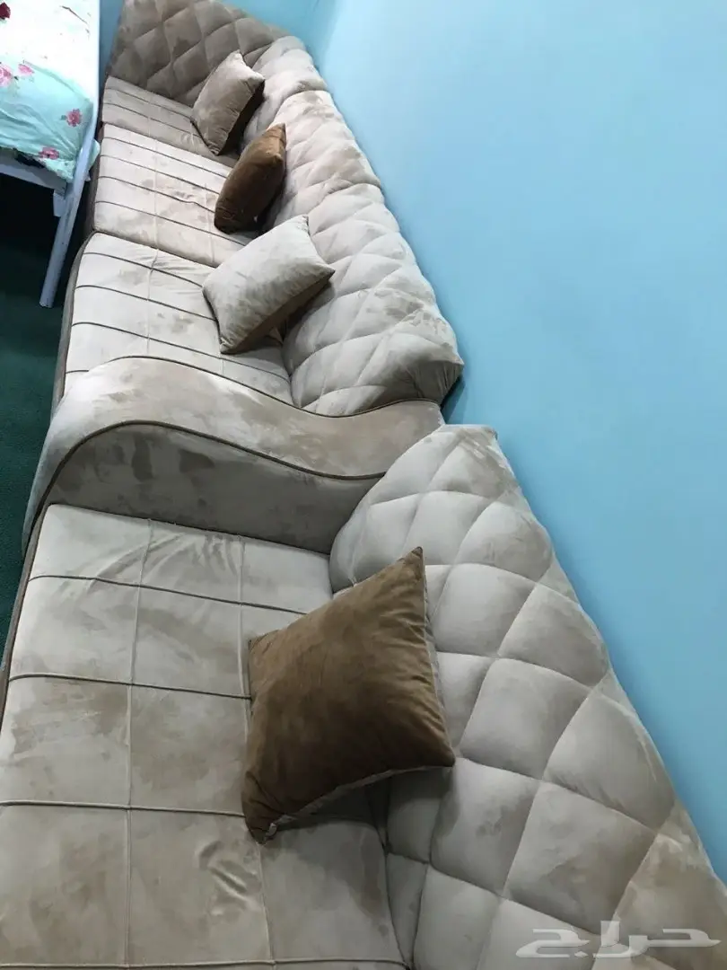 كنب تركي نظيف جدا استخدام اسبوعين فقط