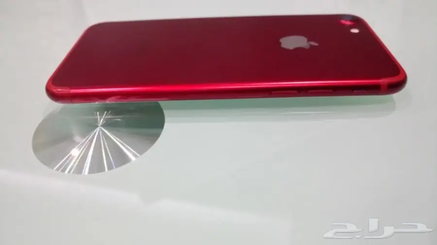 ايفون7 احمر بضمانه نظيف ولله الحمد (image 2)