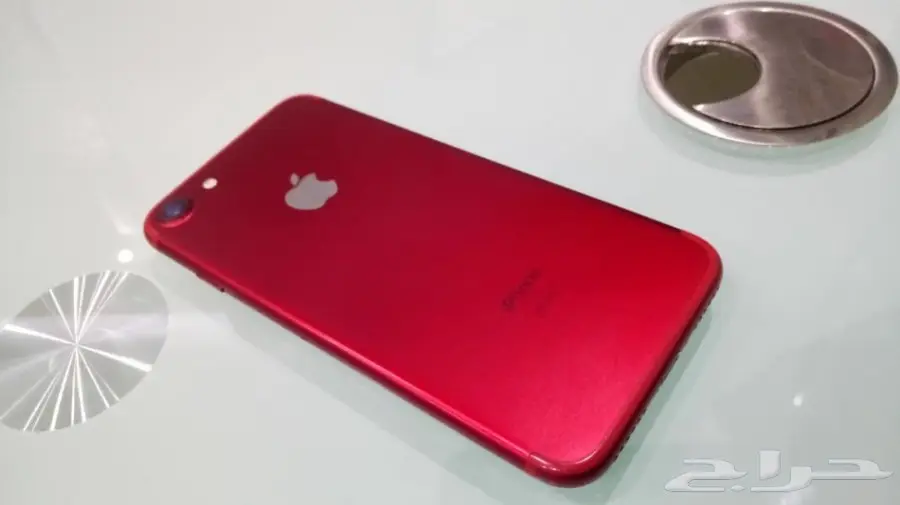 ايفون7 احمر بضمانه نظيف ولله الحمد (image 3)