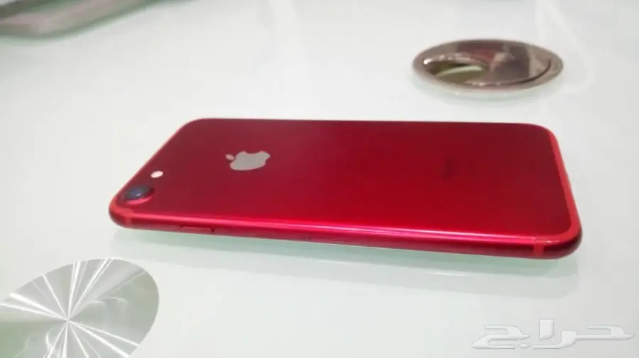 ايفون7 احمر بضمانه نظيف ولله الحمد (image 4)