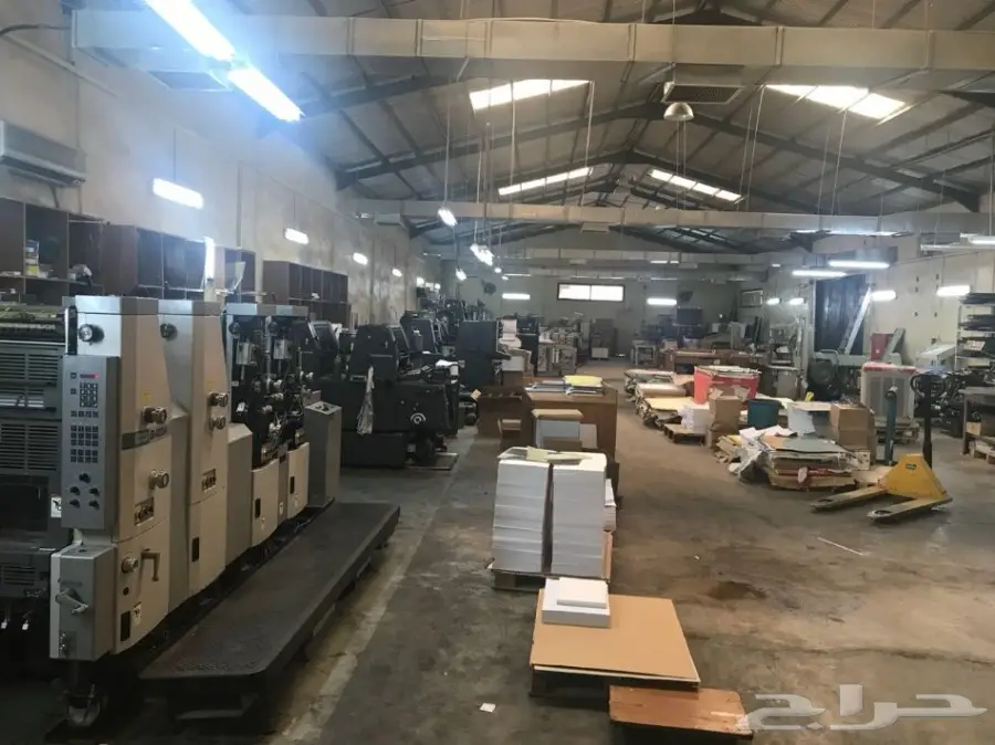 مطبعة اوفست بكامل محتوياتها ومكائنها  (image 1)
