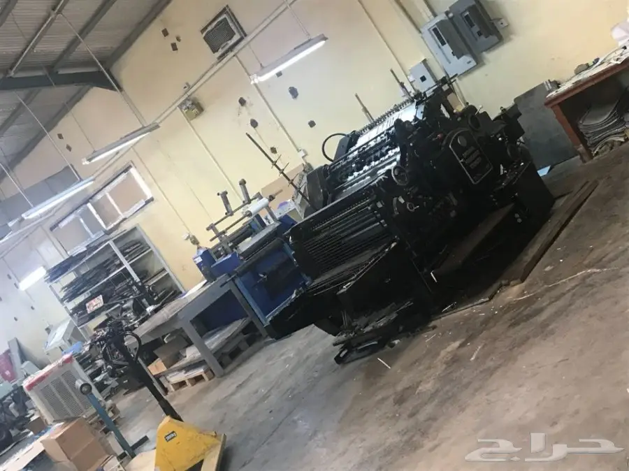 مطبعة اوفست بكامل محتوياتها ومكائنها  (image 12)