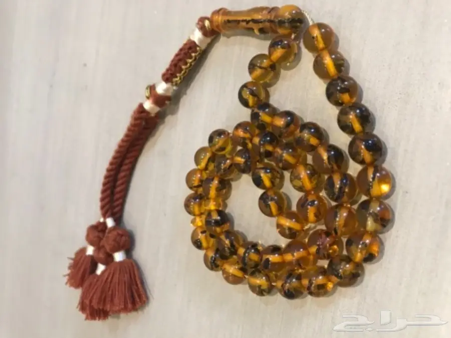 مزاد رقم 311 سبحة تراب كهرمان حشرات (image 2)