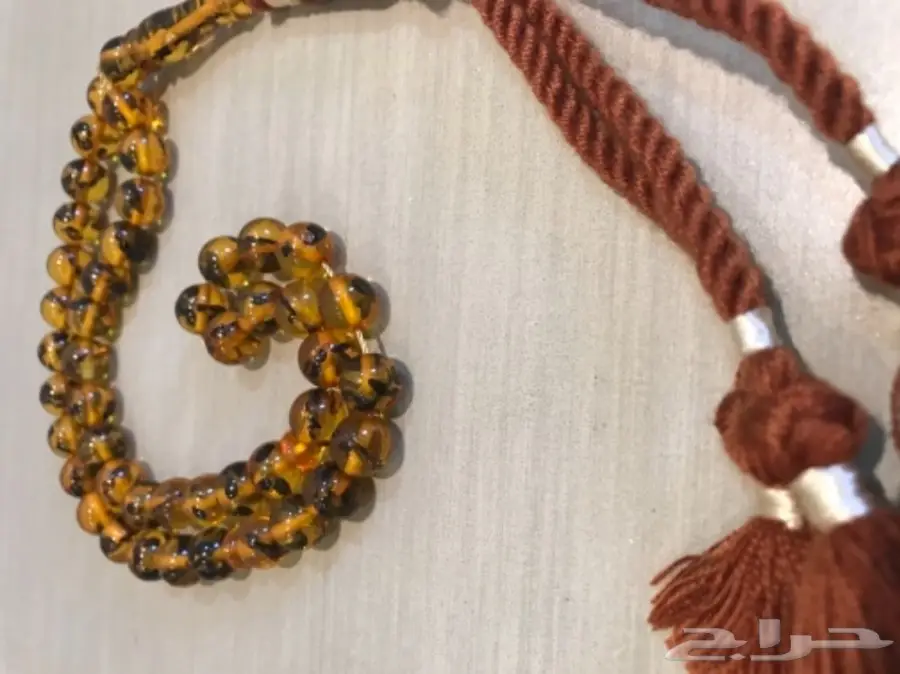 مزاد رقم 311 سبحة تراب كهرمان حشرات (image 3)