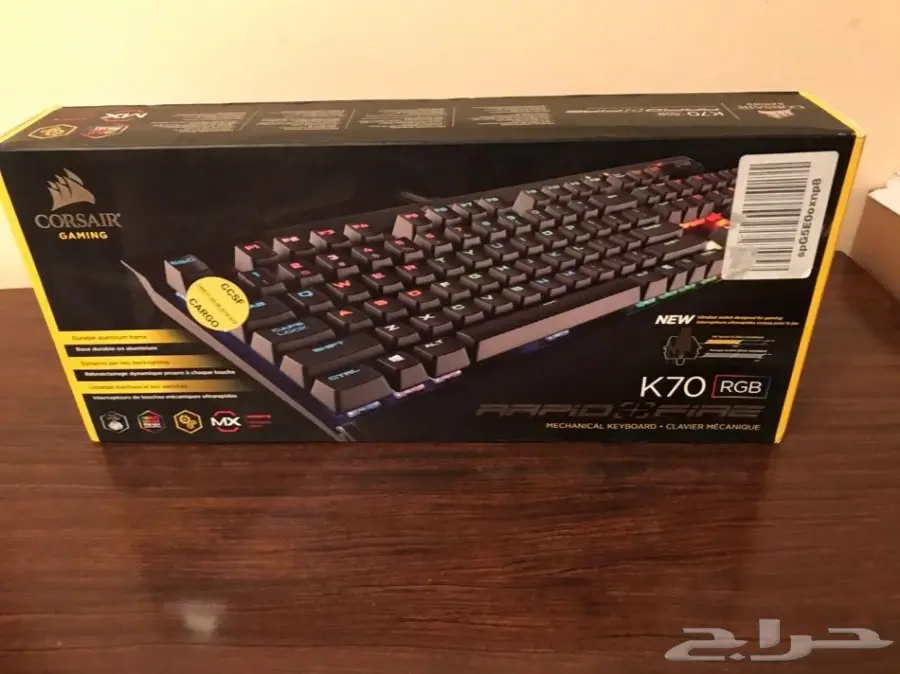 كيبورد قيمنق Gaming ) Corsair  Rapid K70 RGB)