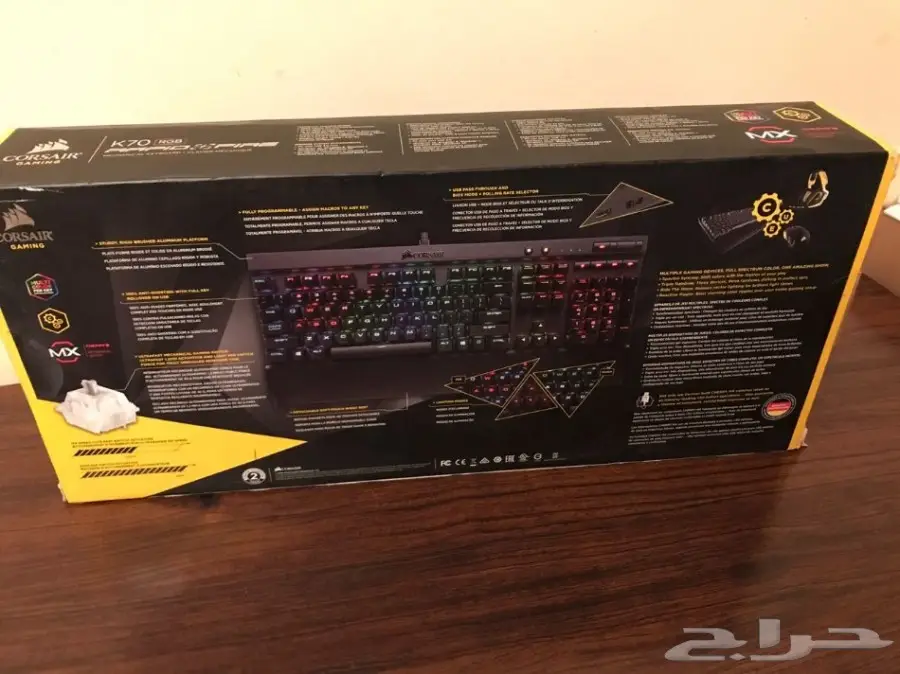 كيبورد قيمنق Gaming ) Corsair  Rapid K70 RGB) (image 1)