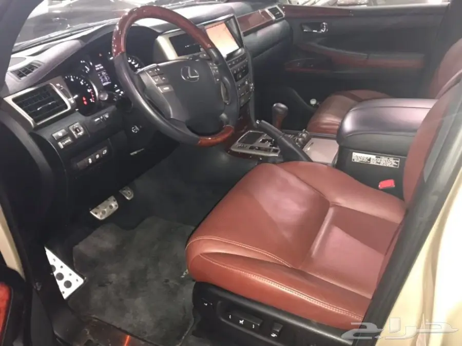 لكزس ال اكس 570 ذهبي 2015 فل كامل - معرض سما2 (image 16)