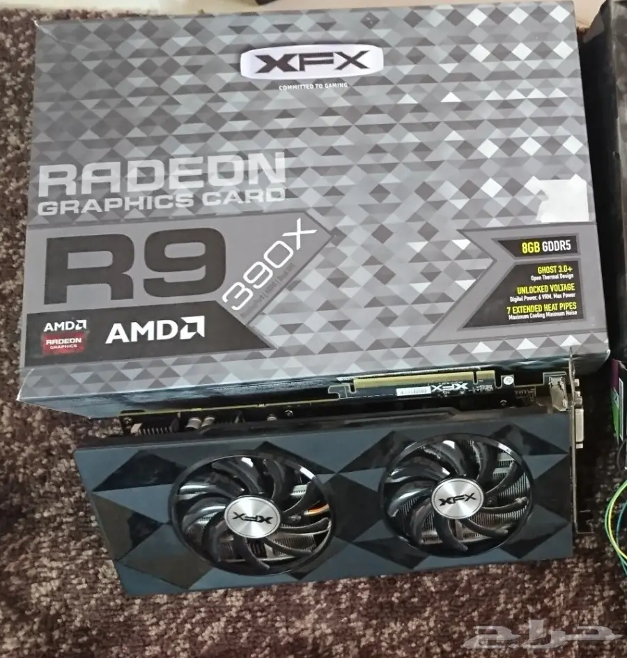 Amd r9 390x كرت شاشة 