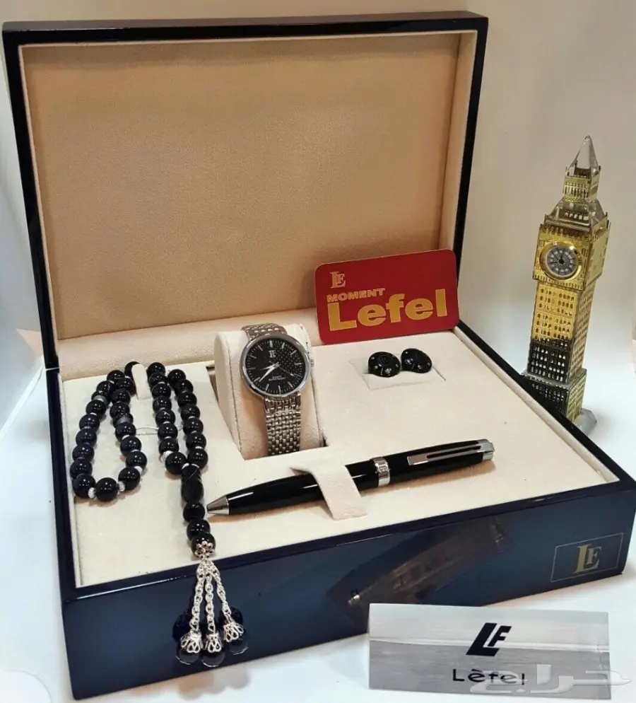 اطقم ساعات من ماركة ليفل علبه فخمه خشبي (image 3)